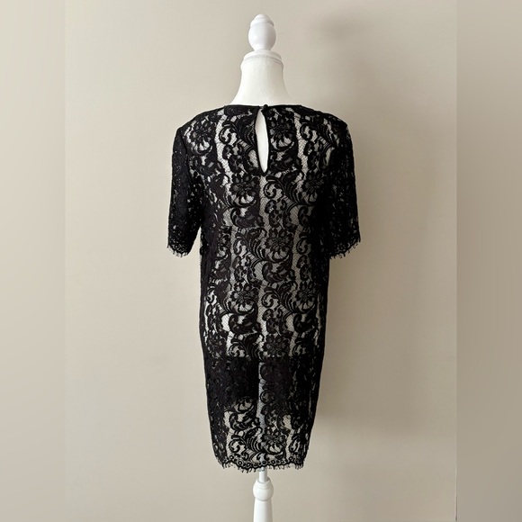 Wilfred Lace Shift Dress – Black – Size M - Picture 4 of 6